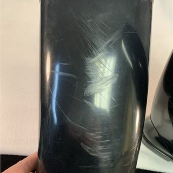 BURBERRY BLACK RAIN BOOTS - Picture 7 of 10